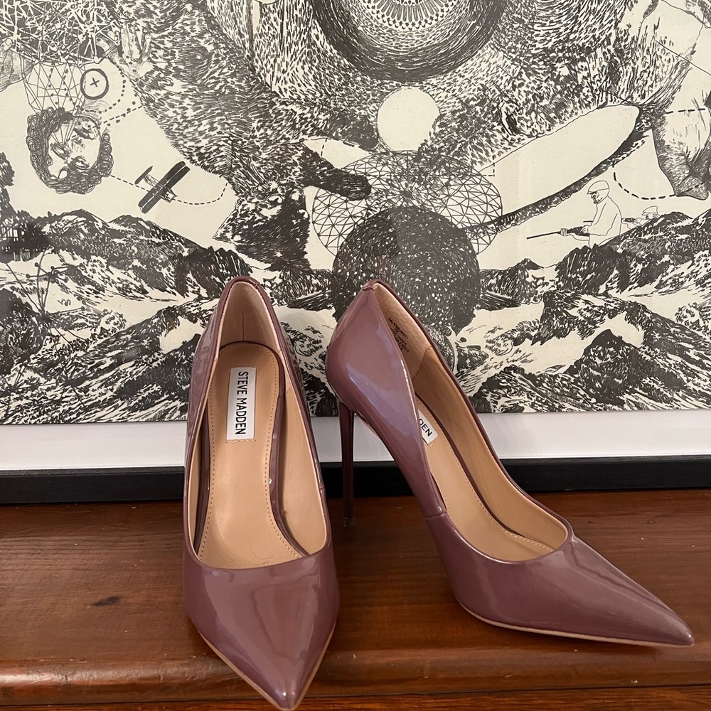 Steve Madden Mauve Purple Dusty Rose Pumps Heels